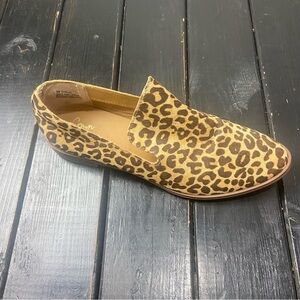 Crown Vintage Women's 6M Animal Print Calf Hair Carla 2‎ Loafer Close Toe
